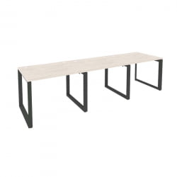 Рабочая станция на О-образном м/к ОНИКС О.МО-РС-3.1.8 Денвер Светлый/Антрацит / ONIX O.MO-RS-3.1.8