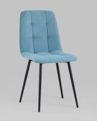 Стул Оливер велюр Пыльно-голубой / Oliver