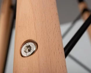 Маленький обеденный стол ДОБРИН CХЕЛСЕА 80 Светло-серый ГР-01 / DOBRIN CHELSEA GR-01