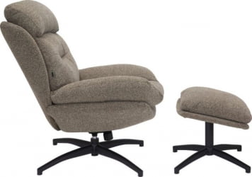 Кресло-реклайнер Еверпроф Киви Ткань Светло-коричневый / Everprof Kiwi