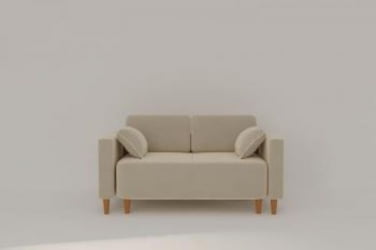 Диван прямой Ультра (Берхоусе) Цвет фасада: Левис 08 велюр; Тип: Прямой; Материал фасада: Металл/Велюр / (Berhouse)