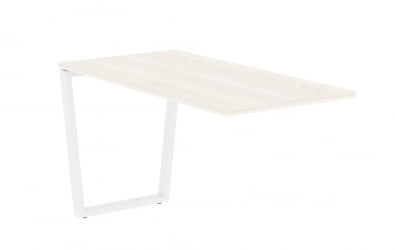 Брифинг-приставка ЕДИС ЕВБ 1367 Ясень Траун Белый / EDIS EVB