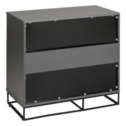 Комод CИТЙ 400955801х Графит / CITY 400955801h