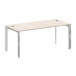 Стол рабочий руководителя на П-образном м/к ОНИКС ДИРЕCТ ЛУКС М-О.МП-СРР-5.8 Денвер светлый / ONIX DIRECT LUX M-O.MP-SRR-5.8
