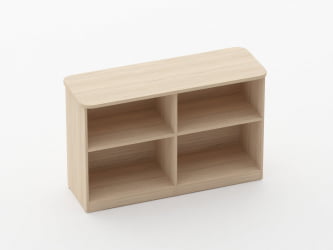 Тумба приставная к столу Глассй 3.18.102 Орех / Glassy