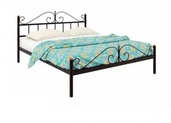 Кровать Диана Плус 1400х2000 Черная / Plus