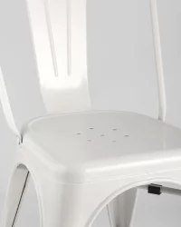 Стул ТОЛИКС с высокой спинкой Белый матовый / TOLIX