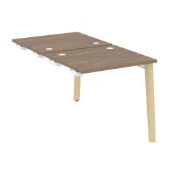 Стол-приставка двойной к опорным элементам ОНИКС ВООД ОВ.Д.СПР-0.7 Дуб Аризона/Светлый / ONIX WOOD OW.D.SPR-0.7