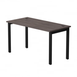 Стол прямой на металлокаркасе, опоры 90 гр Еверпроф ЕВО 254С007 Дуб Пасадена Черный / Everprof EVO 254S007