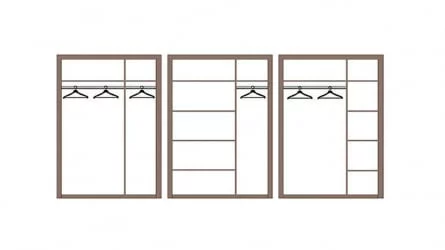 Шкаф с зеркалом Лючия 33.02 Кейптаун Венге