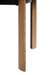 Стол раскладной Комби Гласс 140-180 Аутоматиc Натур/Дэрк матте гласс / Combi Glass Automatic Natur/Dark matte glass