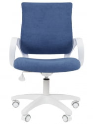 Детское кресло CХАИРМАН ТИН (КИДС) 103 белый пластик БАРНИ (БАРНИ) Морской / CHAIRMAN (KIDS) (BARNI)