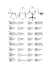 Офисный стул Исо блаcк C9 / Iso black C9