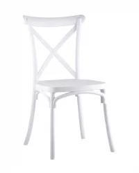 Стул пластиковый Кроссбэк Белый