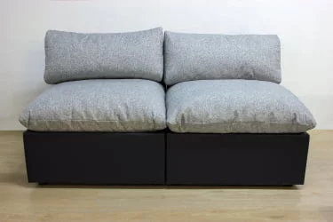 Кухонный уголок Кубэ без подлокотников модульный тафт / taft