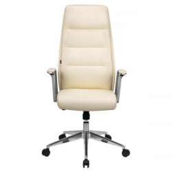 Кресло руководителя БРАБИКС ПРЕМИУМ Адепт ЕКС-752, синхромеханизм, алюминий, экокожа, бежевое / BRABIX PREMIUM Adept EX-752,
