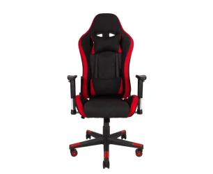 Игровое кресло РФ-8106А Фабриc Черный/Крансый / RF-8106A Fabric