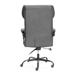 Кресло руководителя Чиеф металБЛ велюр/ткань, серый, 29/ТВ-12 / Chief metalBL 29/TW-12