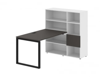 Рабочая станция ЕДИС ЕКРСТ 1213 Мокко Черный Белый / EDIS EQRST