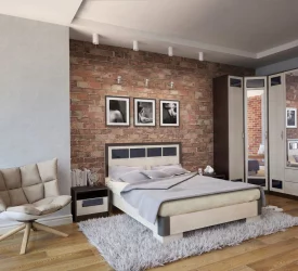 Кровать с ортопедом Венера 900 Дуб млечный-венге