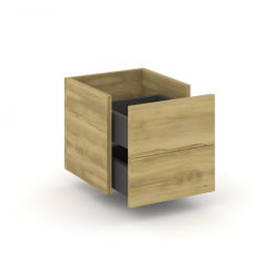 Вставка в надставку - два ящика+ЗС CОНCЕПТ CН.НП-002 Дуб Винченцо Антрацит / CONCEPT CN.NP-002