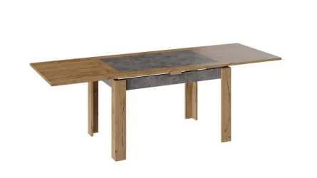 Стол обеденный Хьюстон тип 4 Дуб Вотан/Моод Темный