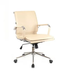 Кресло для персонала Нерей ЛБ Т Экокожа Бежевый / Nerey LB T