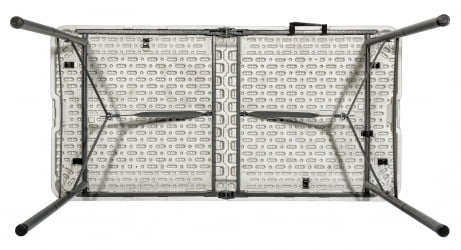 Стол складной чемодан пластиковый Кейт 120, стальной каркас, полиэтилен высокой плотности (ХДПЕ) / (HDPE)