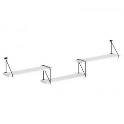 Полка навесная CОФФЕЕ СХ4-РОД/БАР Белый / COFFEE SH4-ROD/BAR