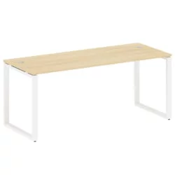 Стол письменный на О-образном м/к МЕТАЛ СЙСТЕМ БО.СП-5 Акация/Белый / METAL SYSTEM