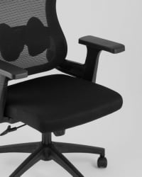 Кресло офисное ТопЧаирс Петал черный / TopChairs Petal