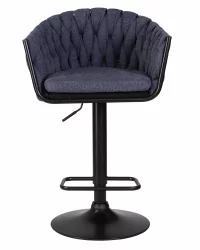 Стул барный ДОБРИН ЛЕОН Синяя ткань ЛАР-275-29 / DOBRIN LEON LAR-275-29
