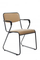 Кресло Никс Плус РCХ ОМКЛ-04Б Бежевый/Металл Черный / Nix Plus RCH OMKL-04B