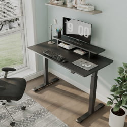 Геймерский стол ЕУРЕКА ЕРК-СМ47-Б / EUREKA ERK-SM47-B