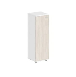 Шкаф средний левый Сигма СГ.814.ВХ.ОЛ.Л Белый Дуб светлый / Sigma SG.814.WH.OL.L