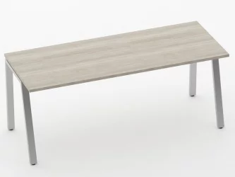 Стол прямой Дека Л-обр. каркас 73.07.18 Дуб Сантана светлый / Deka