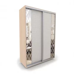 Шкаф с зеркалом Акцент-Вера КР 1200х600  Дуб молочный