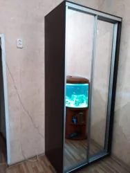 Шкаф с зеркалом Акцент-Сим З 1000х600 Венге