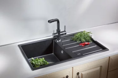 Кухонная мойка ГРАНУЛА 8601 Базальт / GRANULA