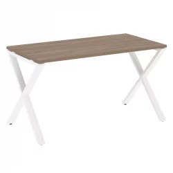 Стол рабочий ЛОФТ ВР.Л-СРКС-3.7 Металл белый Дуб Аризона / LOFT VR.L-SRX-3.7