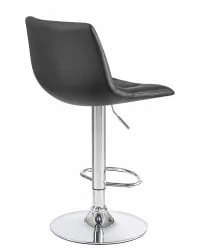 Стул барный ДОБРИН ТАИЛОР экокожа Черный / DOBRIN TAILOR