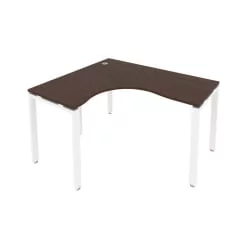 Стол письменный МЕТАЛ СЙСТЕМ Б.СА-3 Л Венге/Белый / METAL SYSTEM