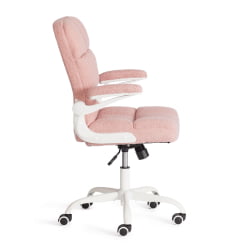 Кресло офисное Лугано Вх ткань теддй, розовый / Lugano Wh teddy,