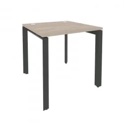 Стол рабочий на П-образном м/к ОНИКС О.МП-СП-0.8 Дуб Аттик/Антрацит / ONIX O.MP-SP-0.8