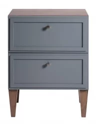 Тумба прикроватная Нортон (ТП) Серый / Norton