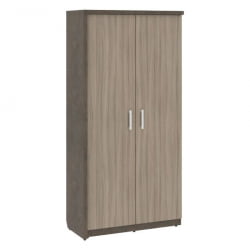 Шкаф/Гардероб с глухими дверьми левый ВООД&СТОНЕ СФ-534873 Бетон Чикаго темный Дрифтвуд / WOOD&STONE