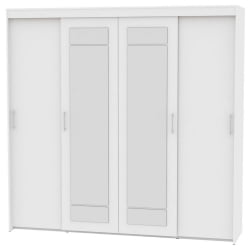 Шкаф-купе Т-5-230х235х60-М(Белый-6) / T-5-230х235х60-M(Белый-6)