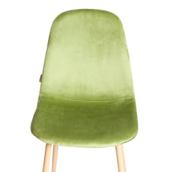 Стул БРЕЕЗЕ (мод. ДЖСC-58) Велюр/металл , 44 х 53 х 86 см, Греен (зеленый) ХЛР54 / натуральный / BREEZE (mod. JSC-58) Green HLR54