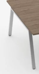 Л-образный металлический каркас с траверсами Дека 74.145.10 К Металлик матовый муар / Deka