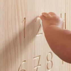 Детский стул из дерева Микуна Тротта МОНТ-1872 Ватервоод/Вхите / Micuna Trotta MONT-1872 Waterwood/White